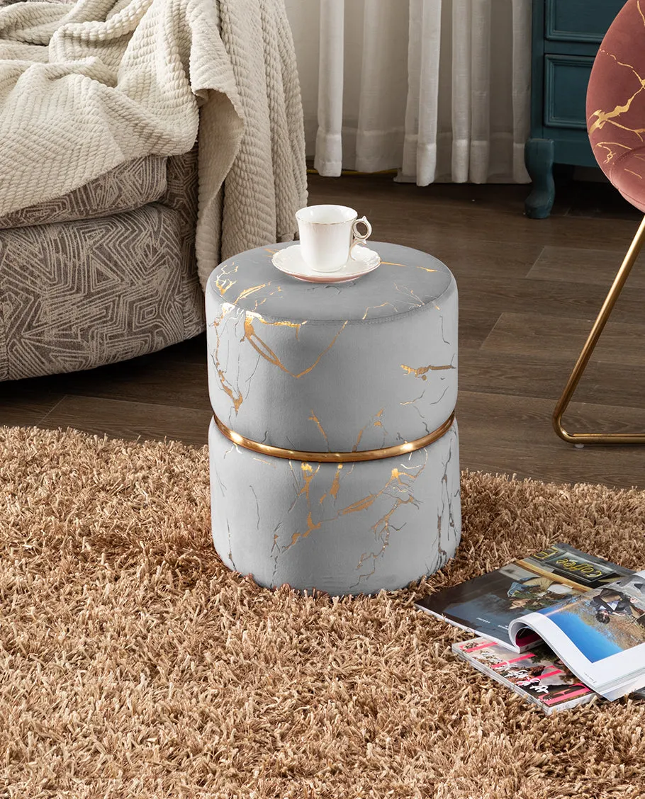 Santa Clarita Hot Stamping Pattern Ottoman