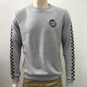 Santa Cruz Opus Patch Crew - Grey Heather 1343