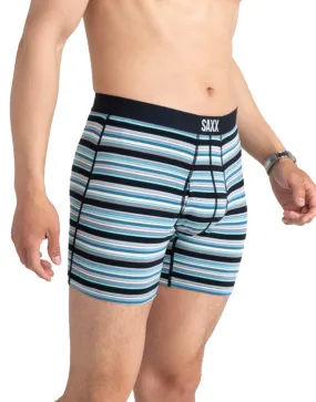 SAXX UNDERWEAR Mens Relaxed fit Boxer Briefs Underwear XL Blue Striped