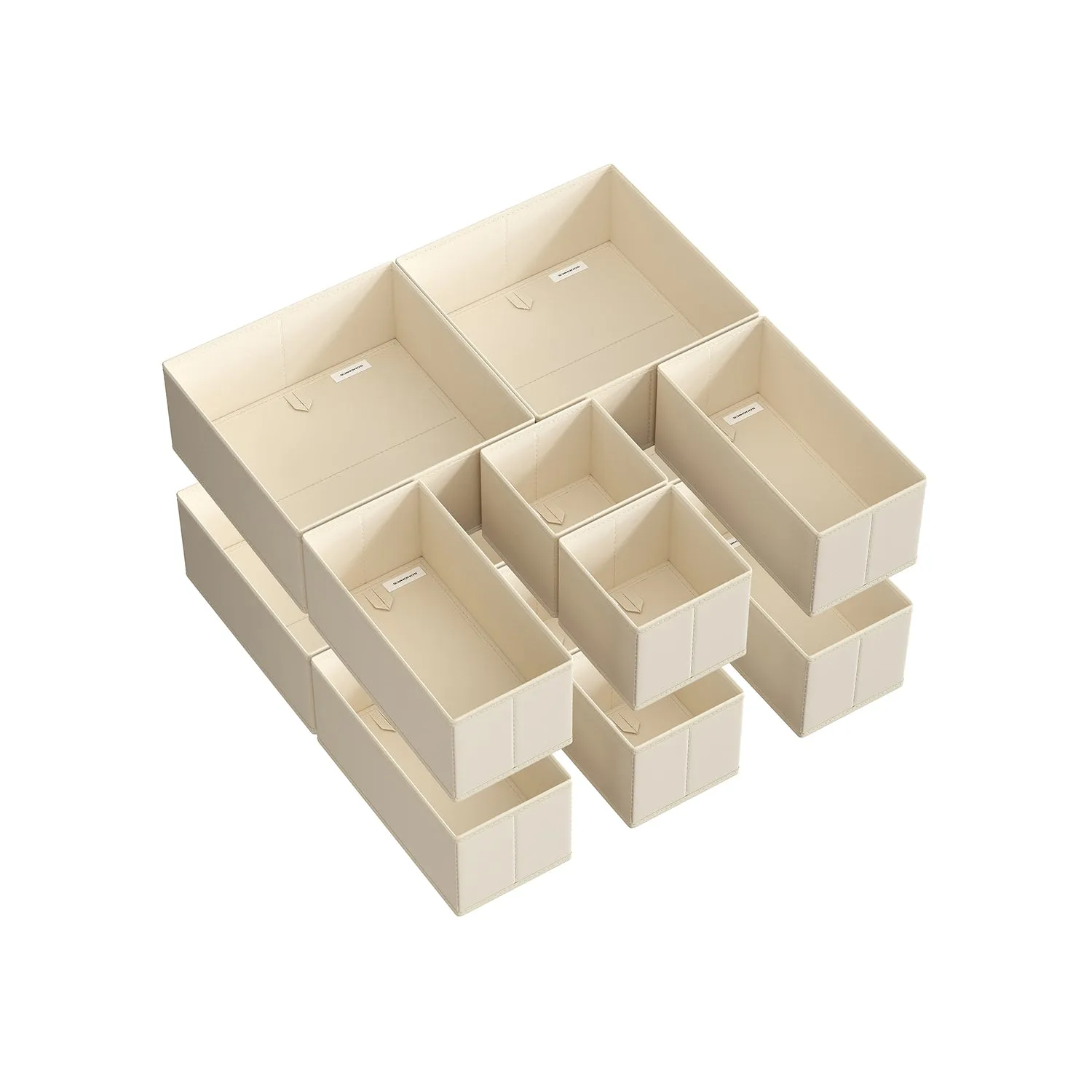 Set of 6 Foldable Drawer Organizer & Divider