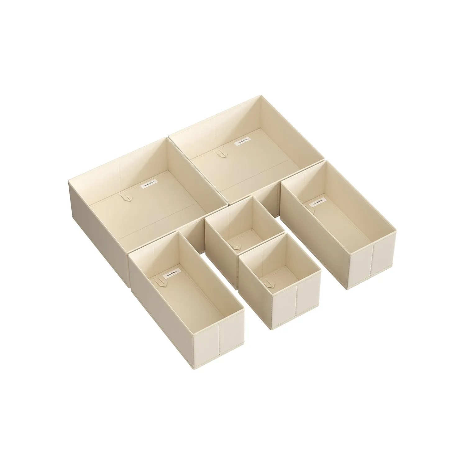 Set of 6 Foldable Drawer Organizer & Divider