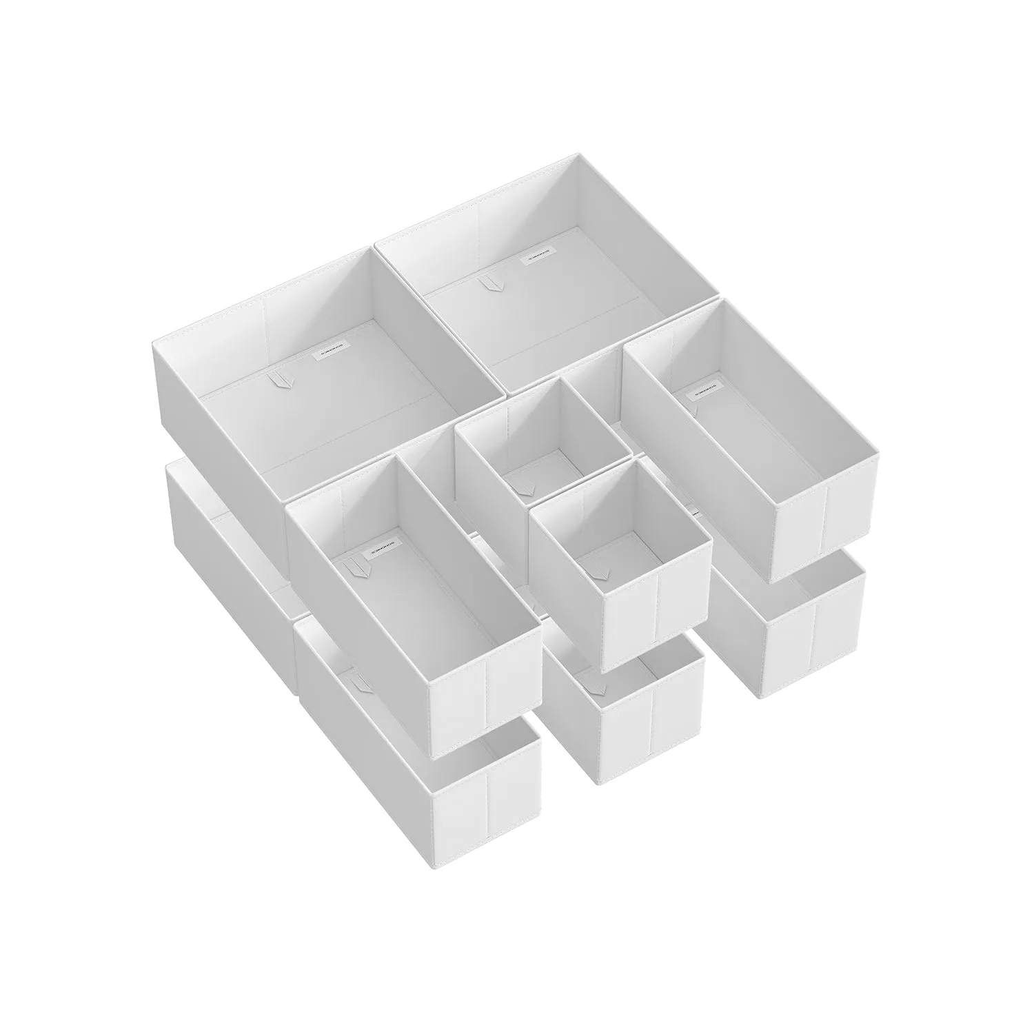 Set of 6 Foldable Drawer Organizer & Divider