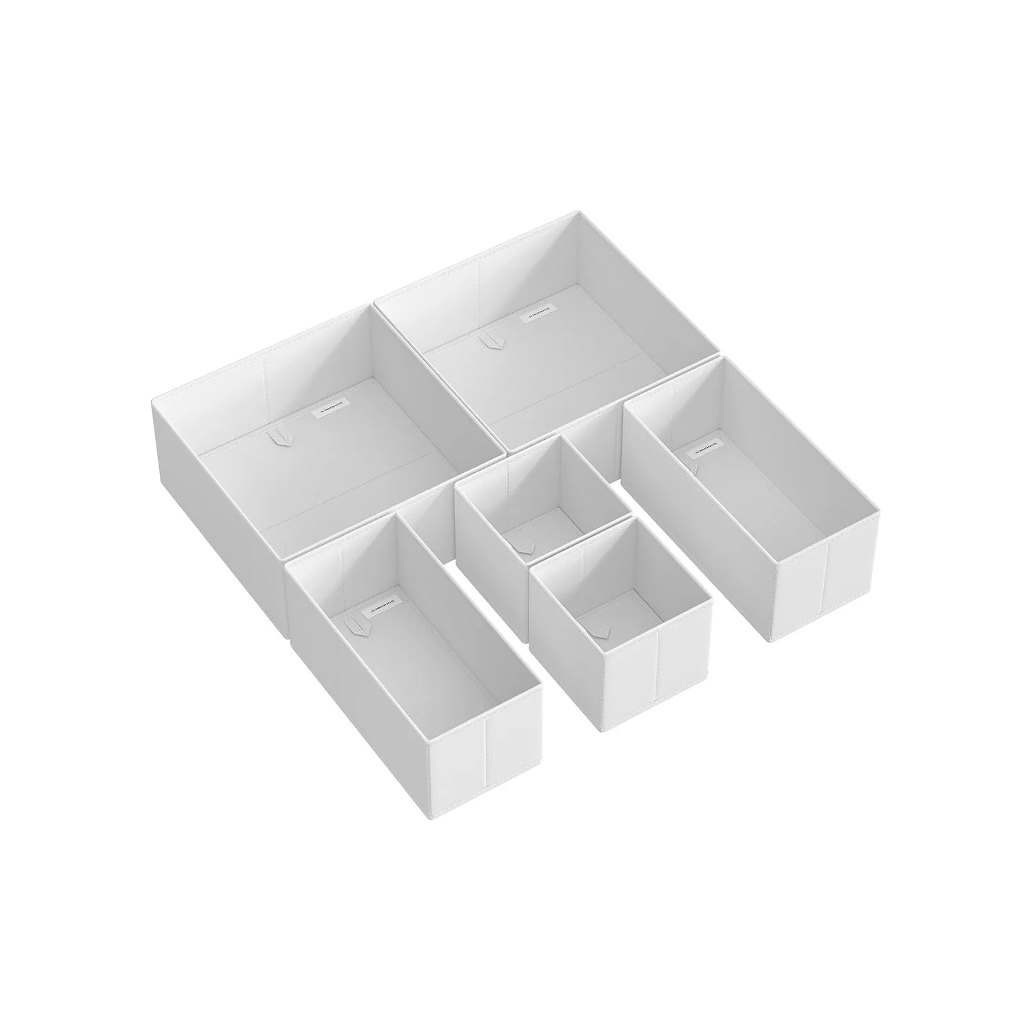 Set of 6 Foldable Drawer Organizer & Divider