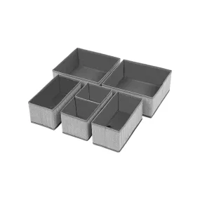 Set of 6 Foldable Drawer Organizer & Divider