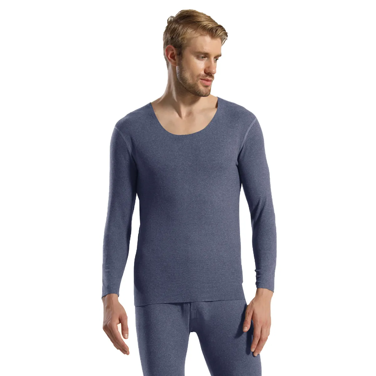 Sidiou Group Winter Basic Bottoming Shirt Seamless Long Johns For Women Men Breathable Slim Elasticity Thermal Underwear Set