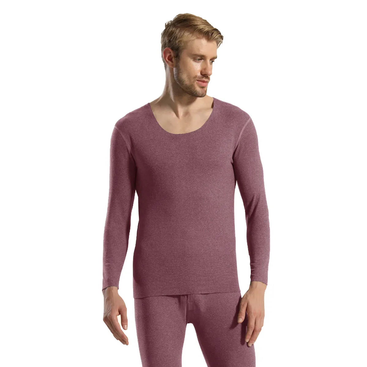 Sidiou Group Winter Basic Bottoming Shirt Seamless Long Johns For Women Men Breathable Slim Elasticity Thermal Underwear Set