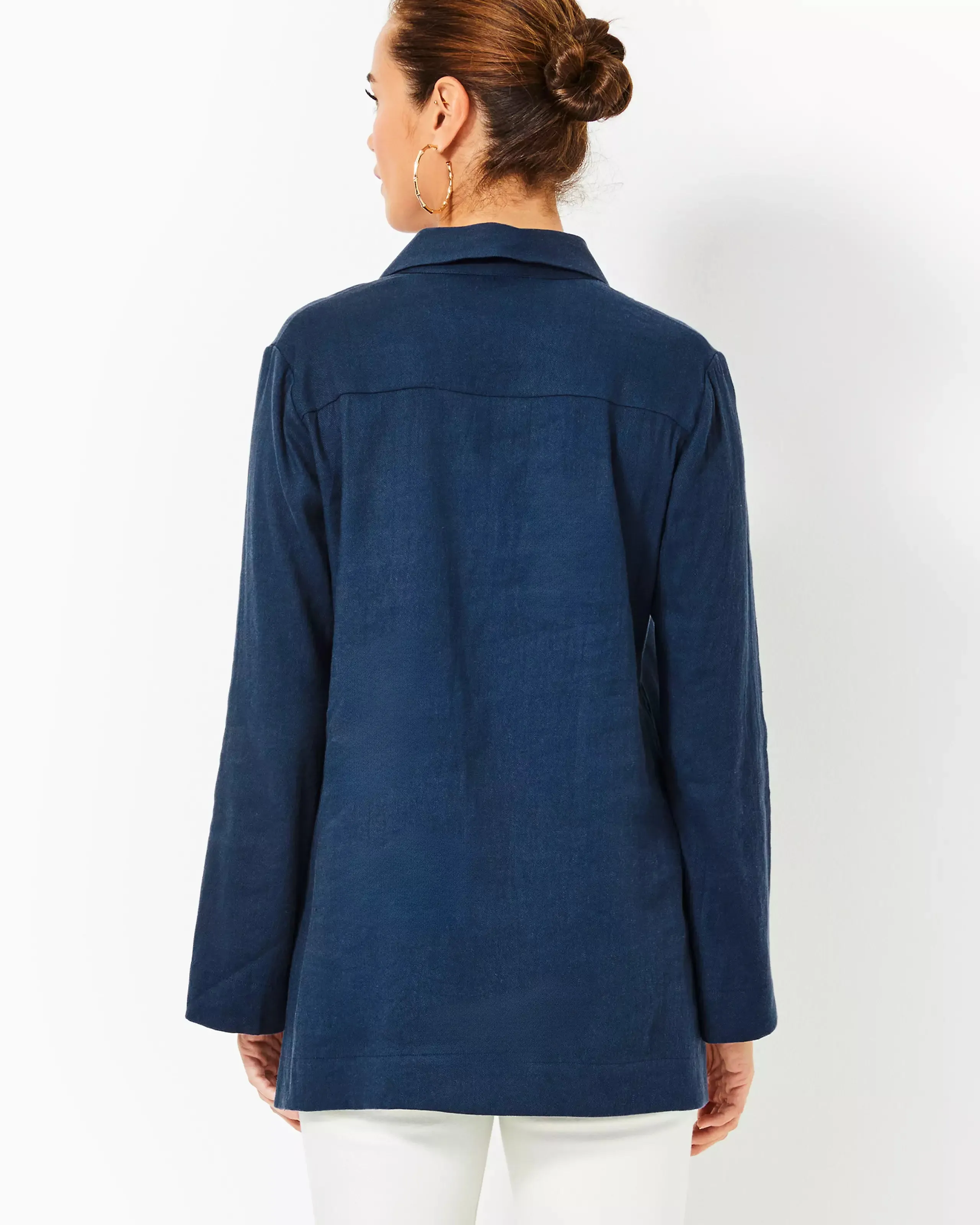 Simona Tunic, Low Tide Navy