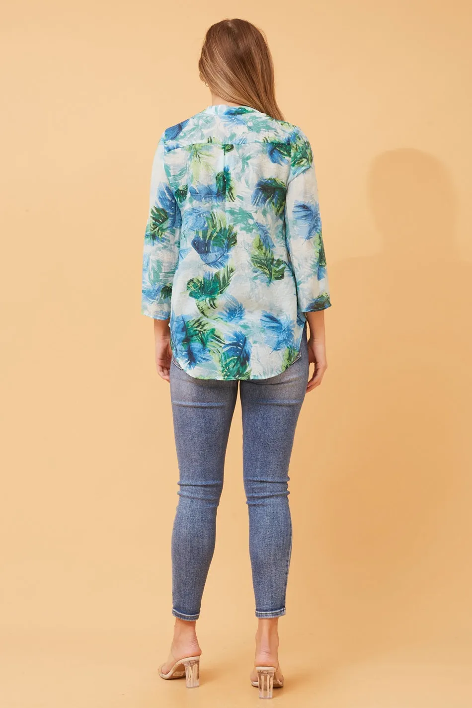 SPICY LEAF PRINT TOP