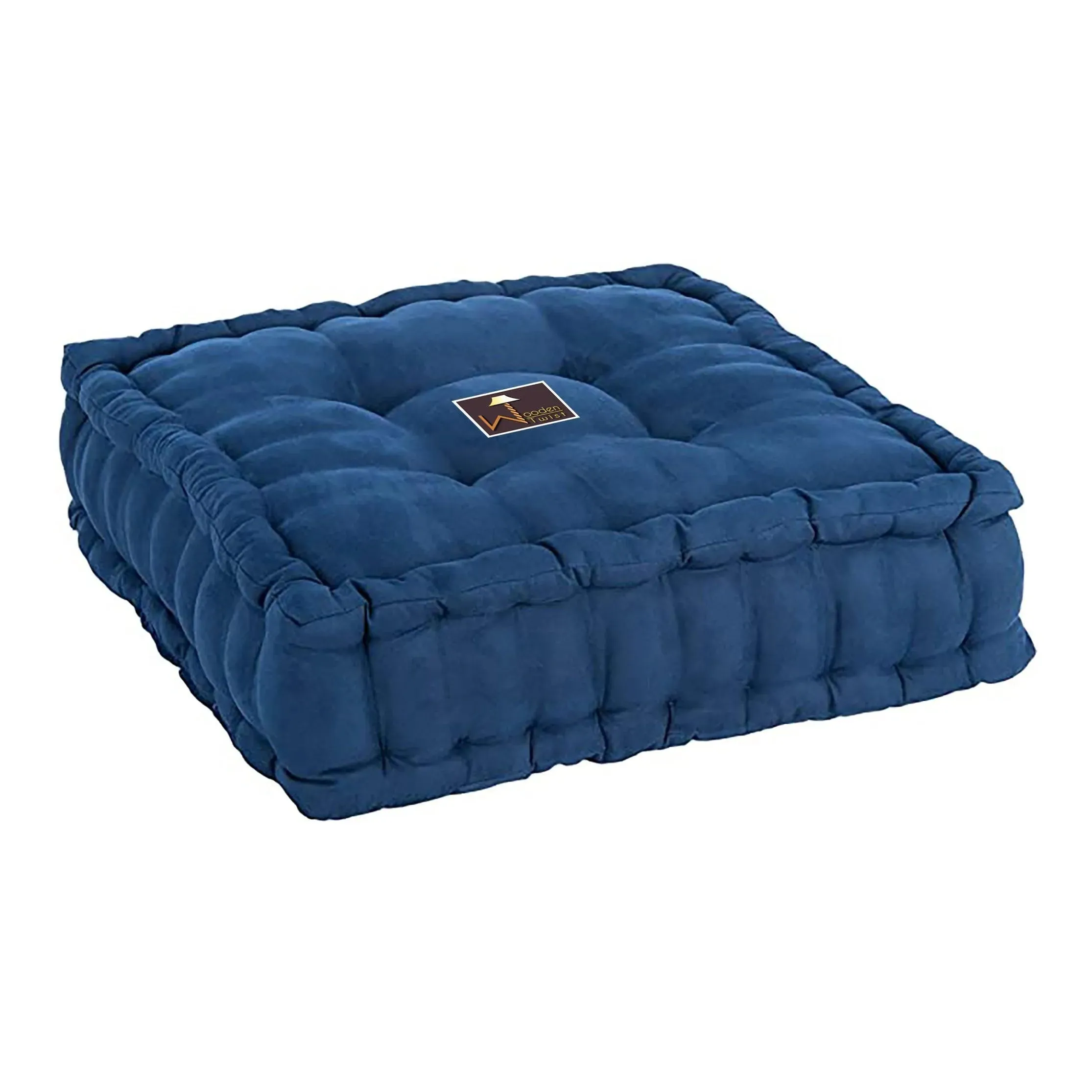 Square Shape Floor Pillow Comfort for Seating With Handle (Pack of 1)