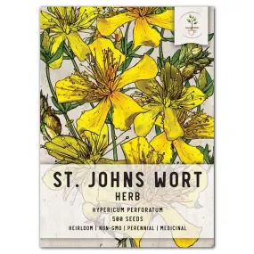 St. Johns Wort Herb Seeds For Planting (Hypericum perforatum)