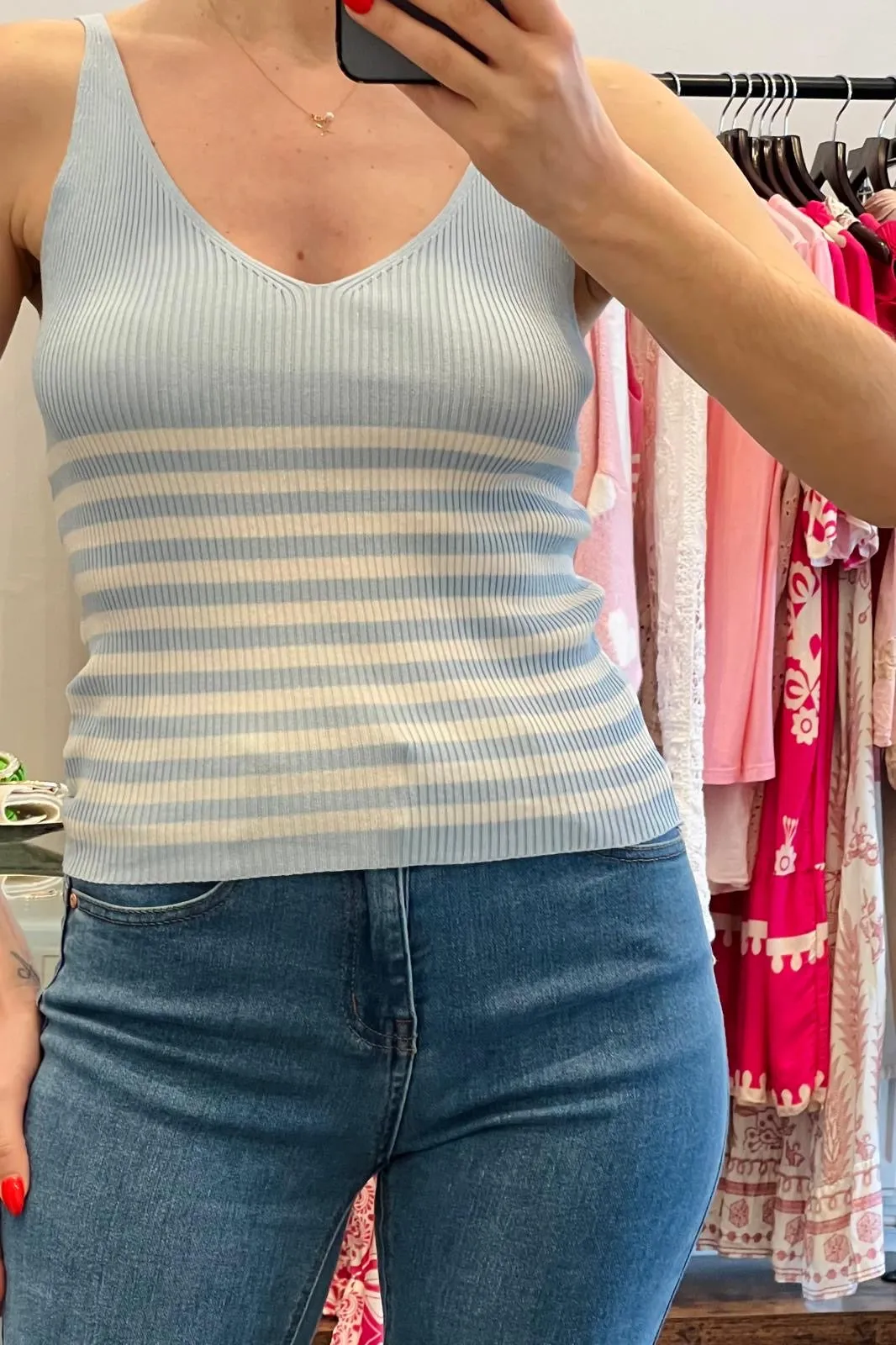 Stripe Vest Top