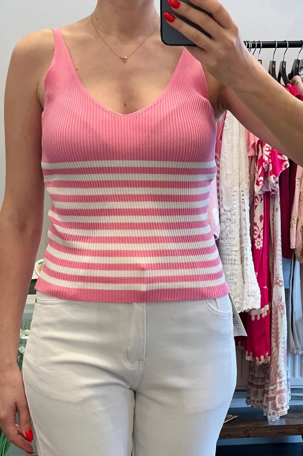 Stripe Vest Top
