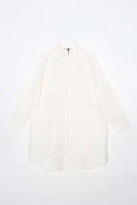 TLD Women Allday Ecru Plus Size Shirt Tunic - Chicago