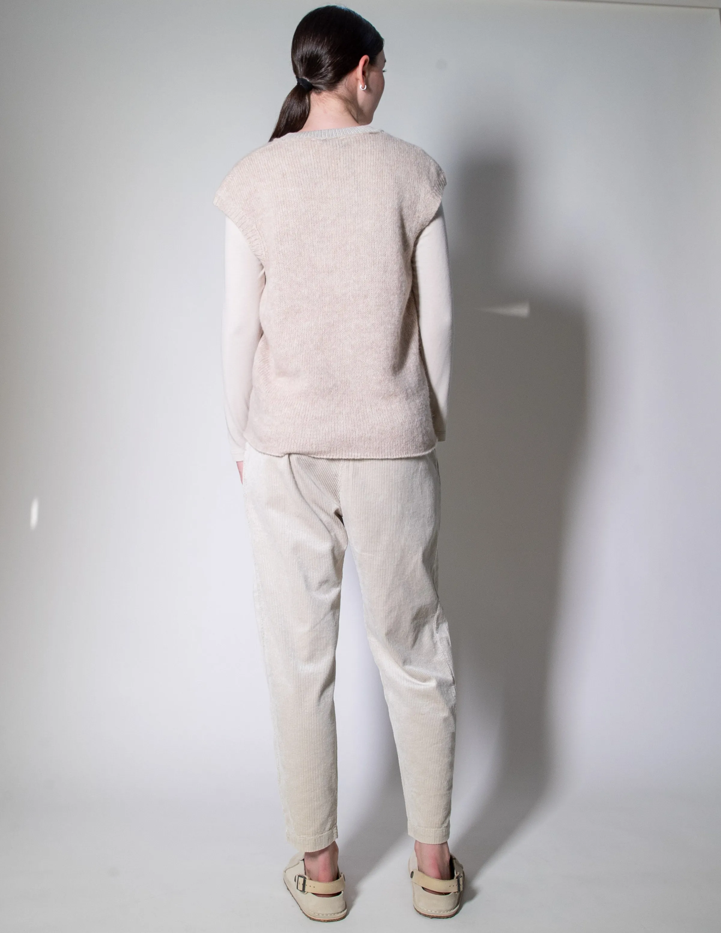 Transit Par Such Knitted Vest in Sand