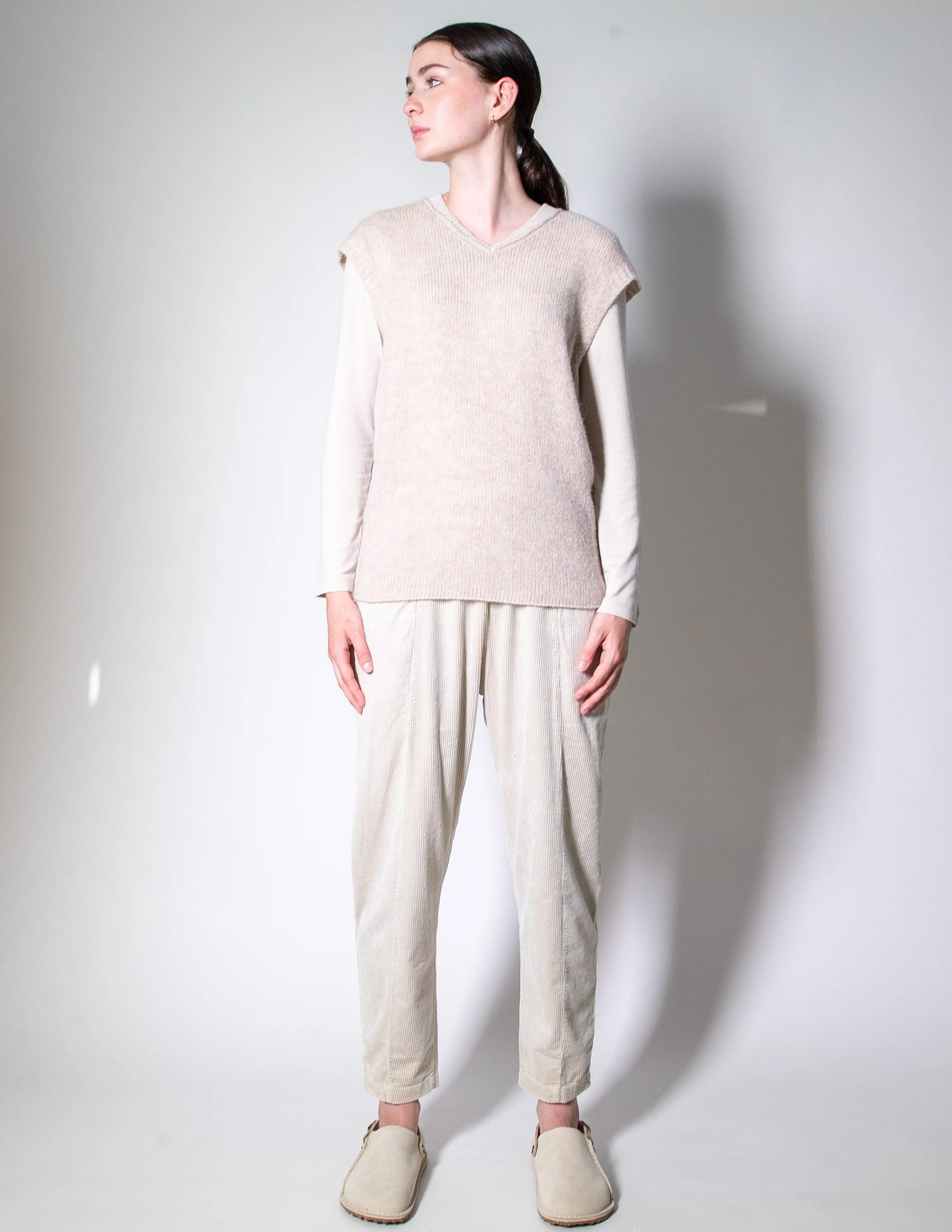 Transit Par Such Knitted Vest in Sand