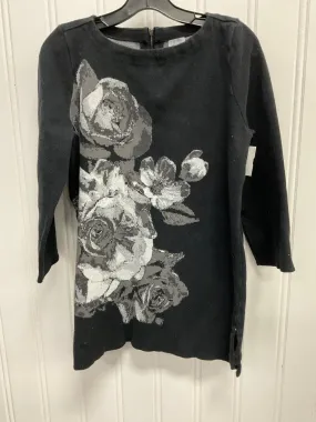 Tunic Ls By Chicos In Black & Grey, Size:M