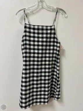 Tunic Sleeveless By Zara In Black & White, Size: S