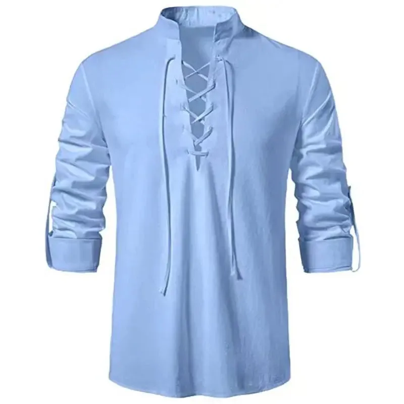 VIKING SHIRT with lacing