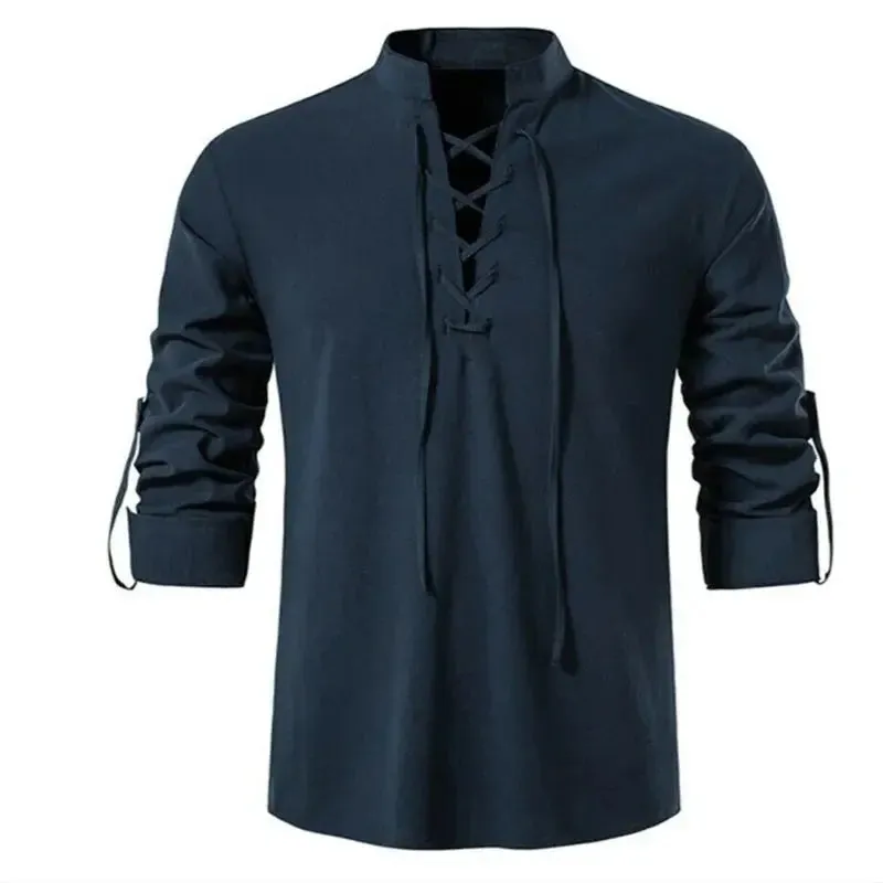 VIKING SHIRT with lacing