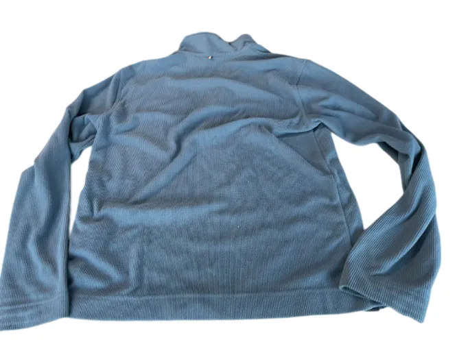 Vintage Regatta men's lightweight 1/4 zip high neck blue sweater in S| L28 W21| SKU 4472