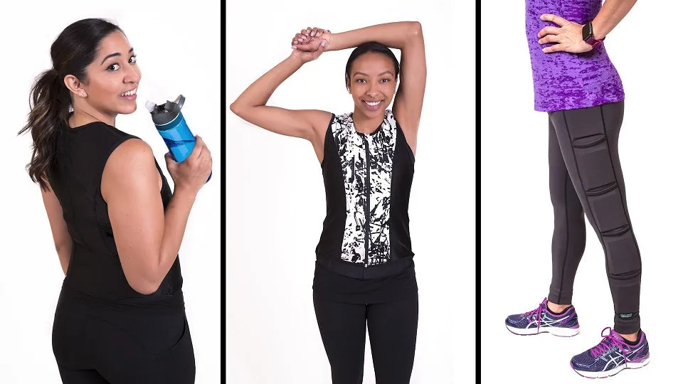 WEIGHT VEST - POWER BLACK (4 lbs of Weight Thins ™ included)
