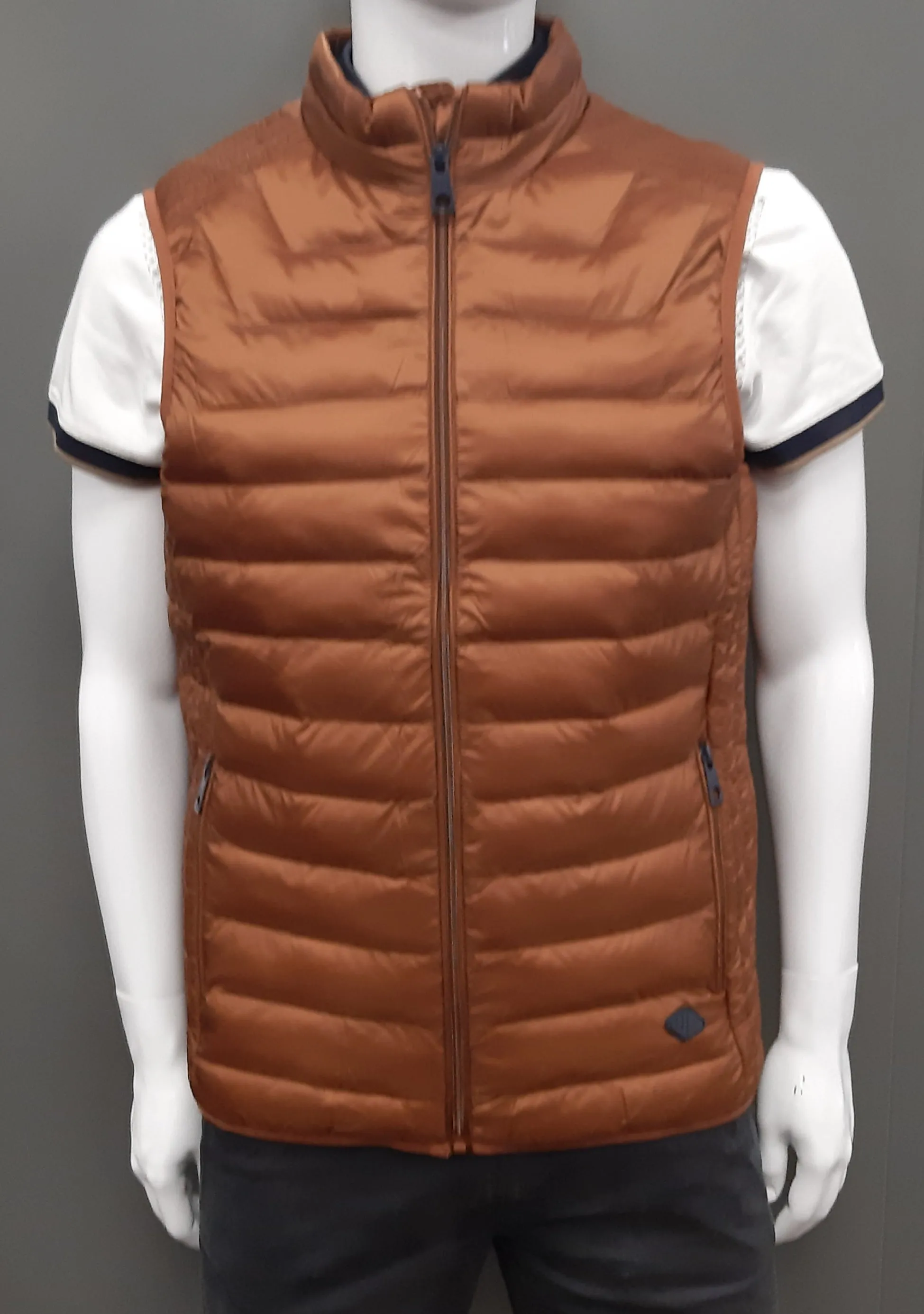 White Label Harding Quilted Gilet - Toffee