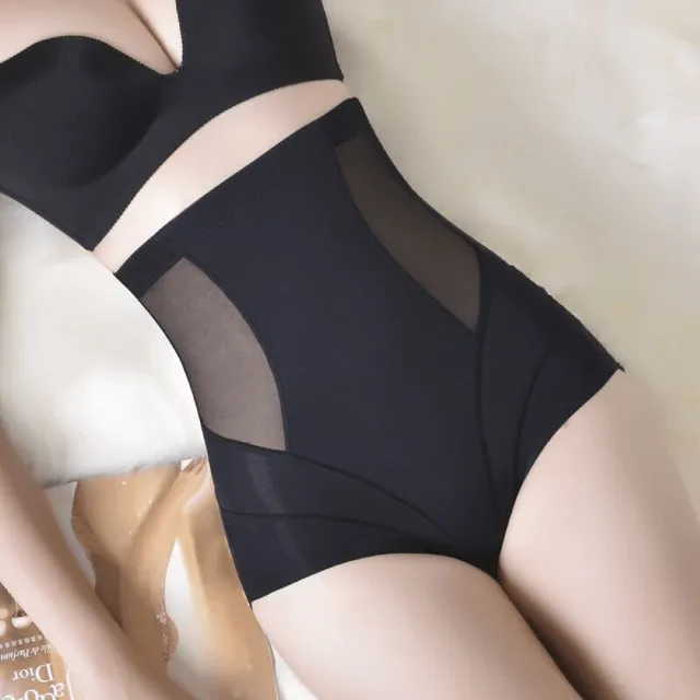 Women High-Waist Seamless Tummy Control Shapewear Panty - Open Butt