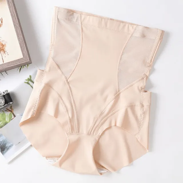 Women High-Waist Seamless Tummy Control Shapewear Panty - Open Butt