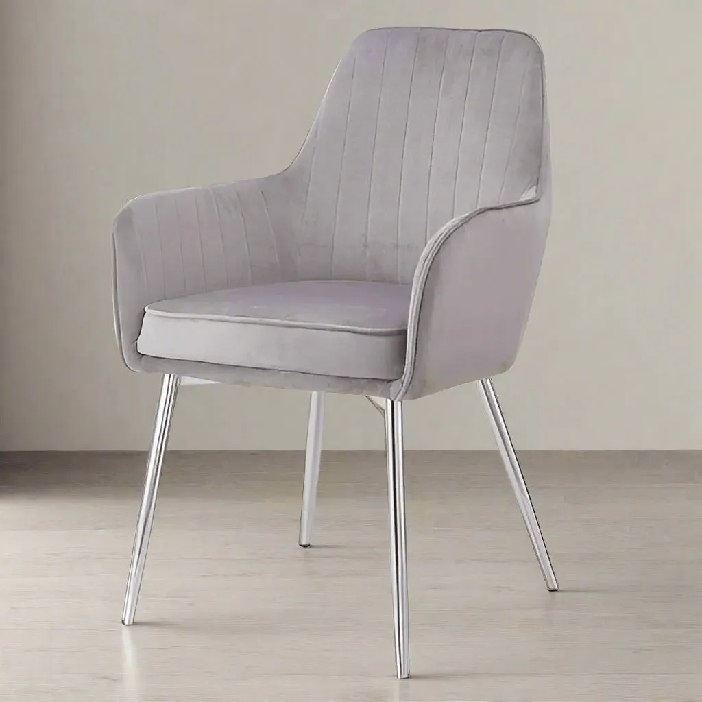 Wooden Twist Aureate Modern Cafe Dining Chair Metal Legs