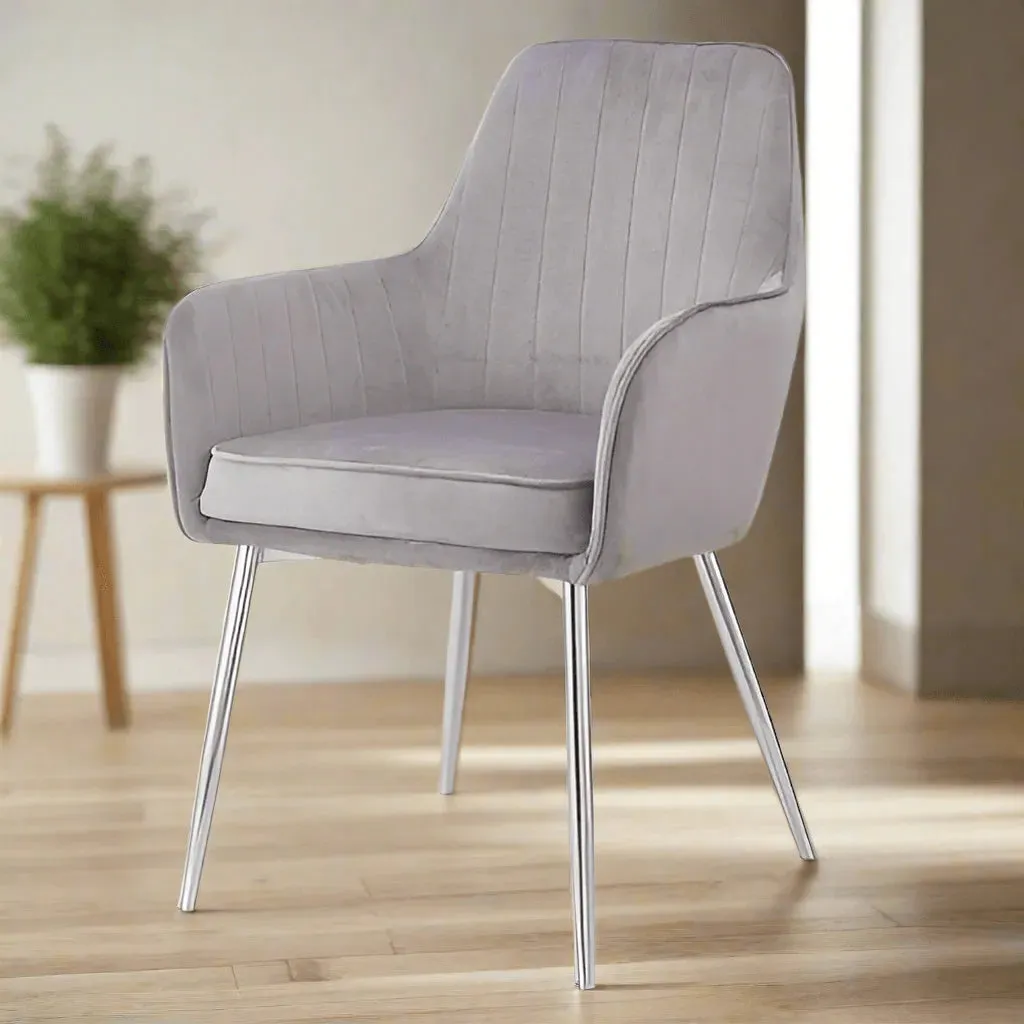 Wooden Twist Aureate Modern Cafe Dining Chair Metal Legs