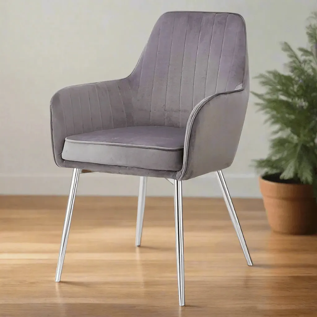 Wooden Twist Aureate Modern Cafe Dining Chair Metal Legs