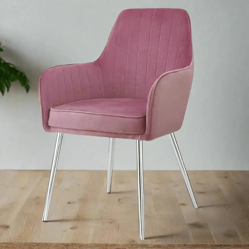 Wooden Twist Aureate Modern Cafe Dining Chair Metal Legs