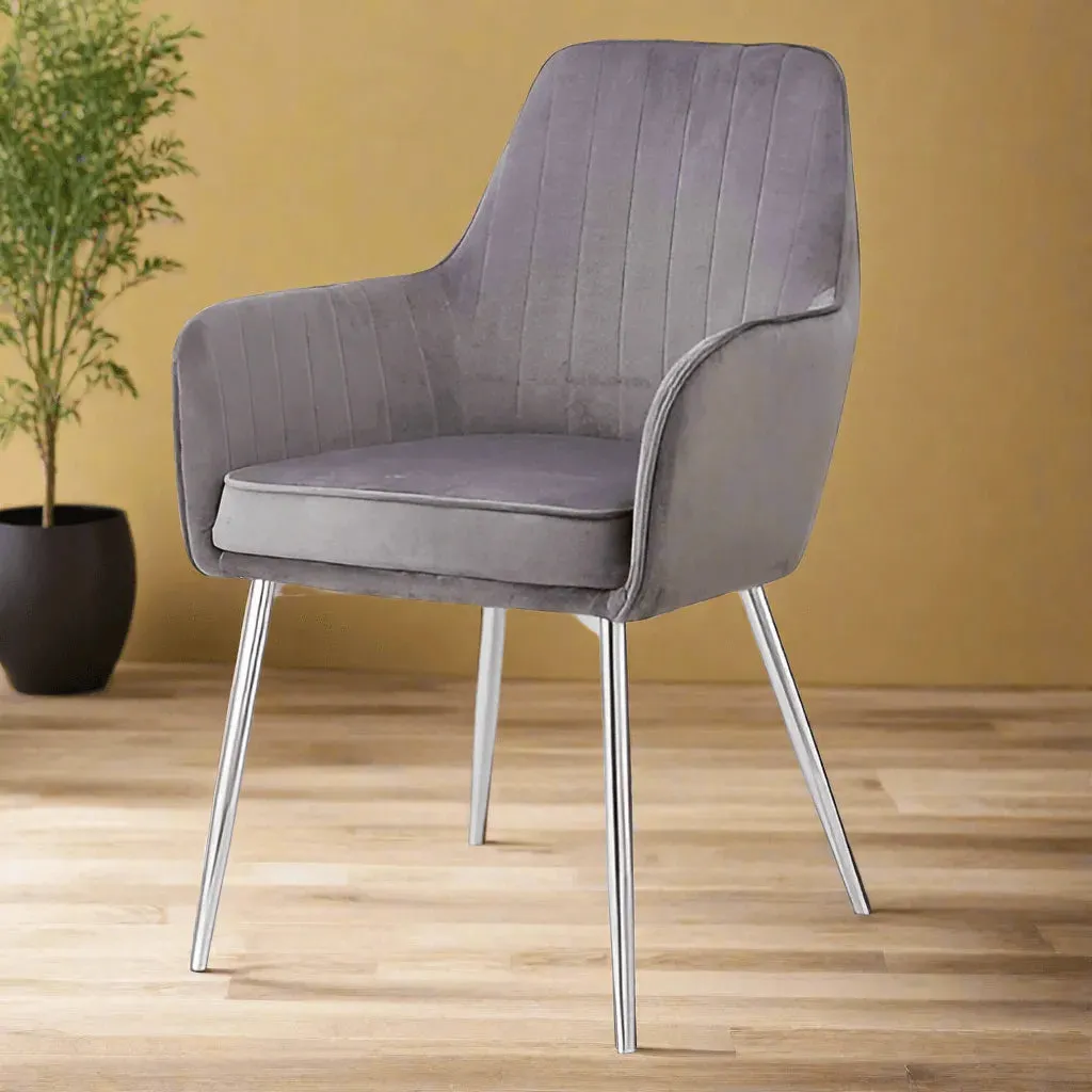Wooden Twist Aureate Modern Cafe Dining Chair Metal Legs