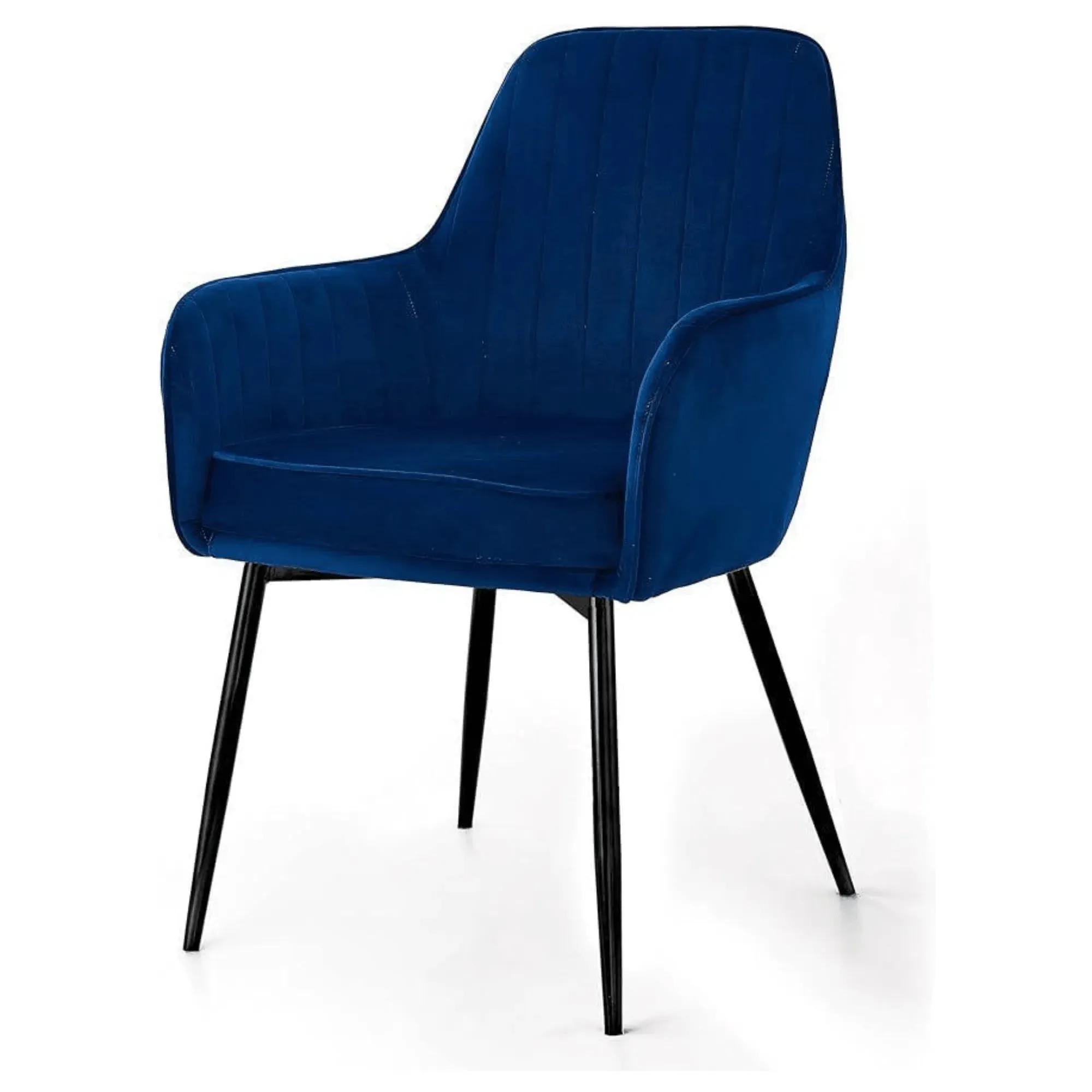 Wooden Twist Grievous Modern Cafe Dining Chair Metal Legs