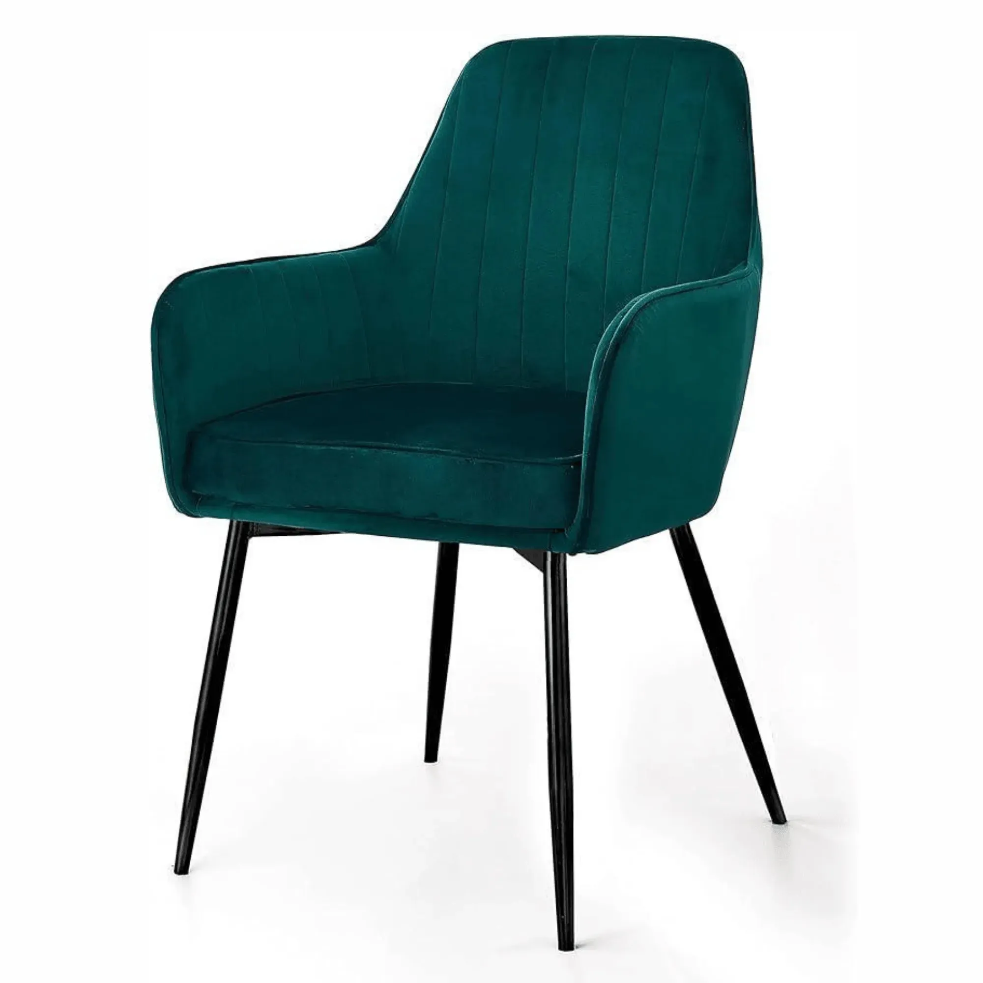 Wooden Twist Grievous Modern Cafe Dining Chair Metal Legs