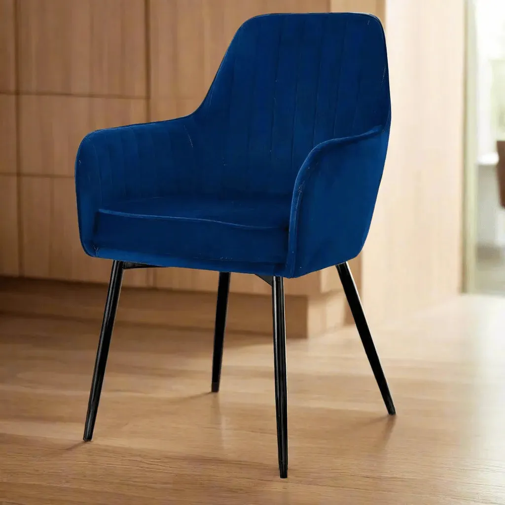 Wooden Twist Grievous Modern Cafe Dining Chair Metal Legs